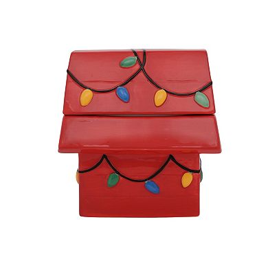 St. Nicholas Square Peanuts Holiday Cookie Jar