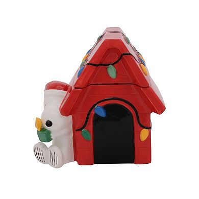 St. Nicholas Square Peanuts Holiday Cookie Jar