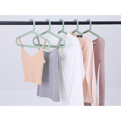 30 Pack Hangers, Plastic Durable Space Saving Clothes Hangers for Clothing, Closet, or Coats