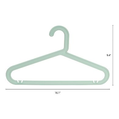 30 Pack Hangers, Plastic Durable Space Saving Clothes Hangers for Clothing, Closet, or Coats