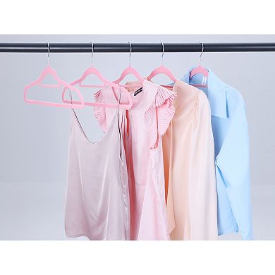 20 Pieces Velvet Hangers, Non-Slip Durable 360-Degree Space Saving Clothes Hangers for Clothing