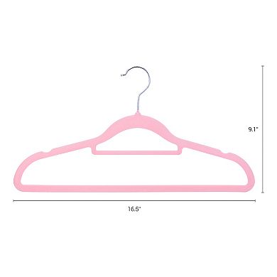20 Pieces Velvet Hangers, Non-Slip Durable 360-Degree Space Saving Clothes Hangers for Clothing