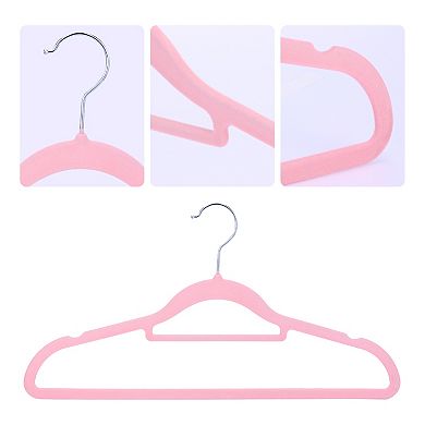 20 Pieces Velvet Hangers, Non-Slip Durable 360-Degree Space Saving Clothes Hangers for Clothing