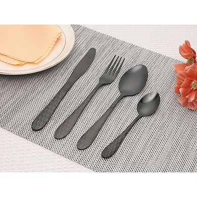 16 Pieces Silverware Set, Stainless Steel Flatware Knife, Spoons and Forks Set, Cutlery Serving Set