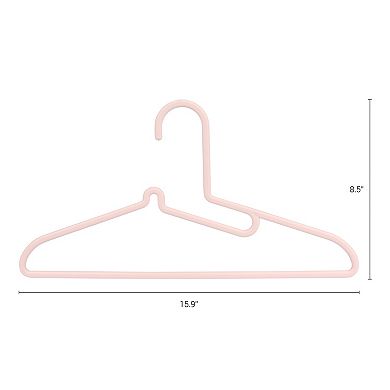 30 Pack Plastic Hangers, Non-Slip Space Saving Clothes Hangers for Clothing, Closet, Coats or Shirts