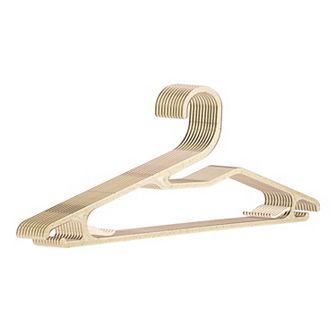 10 Pack Hangers, Plastic Durable Space Saving Clothes Hangers for Clothing, Closet, Pants, or Shirts