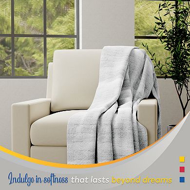 Color Sense Cotton Super Soft Throw Blanket
