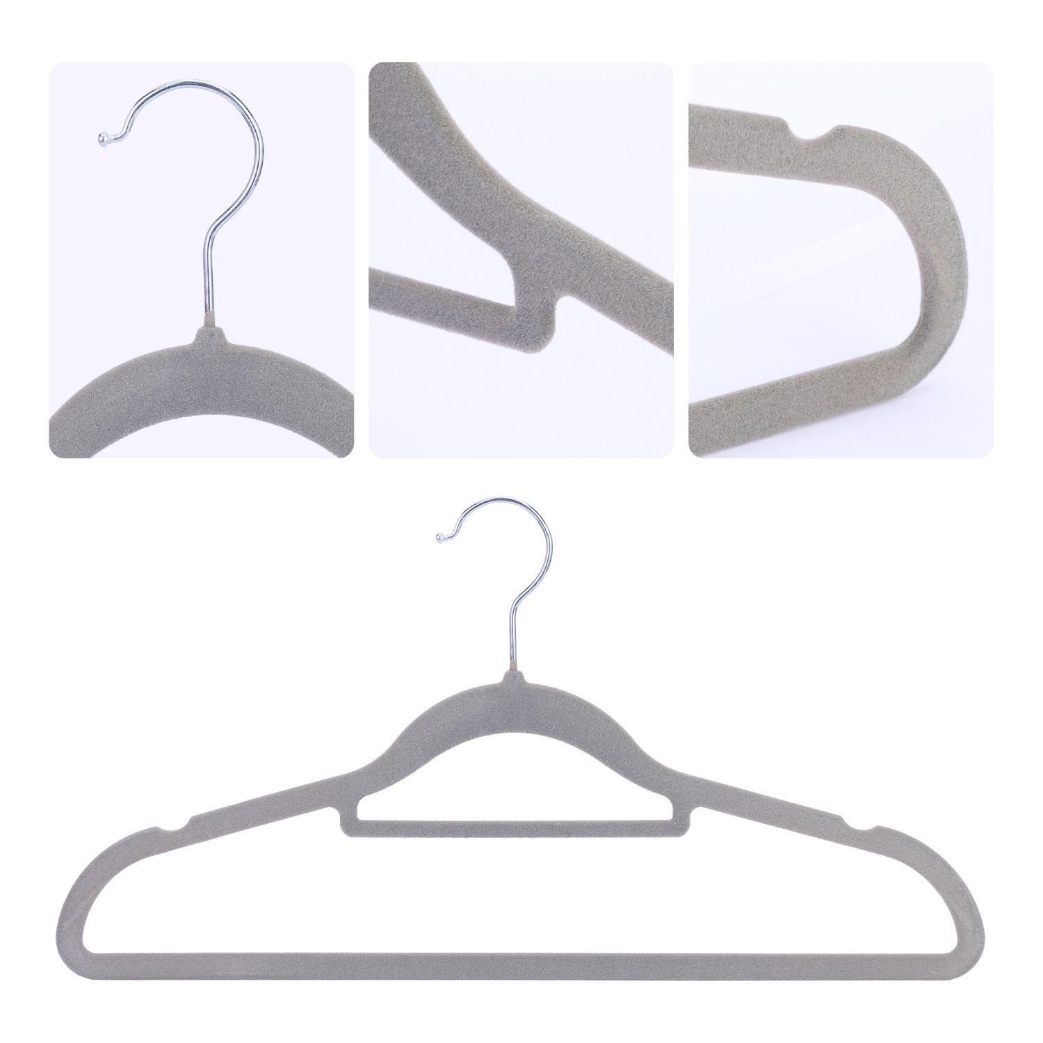 REGALWOVEN Velvet Hangers - Thumbnail 3