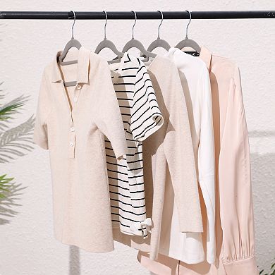 30 Pack Velvet Non-Slip Hangers, Durable 360-degree Space Saving Clothes Hangers for Clothing