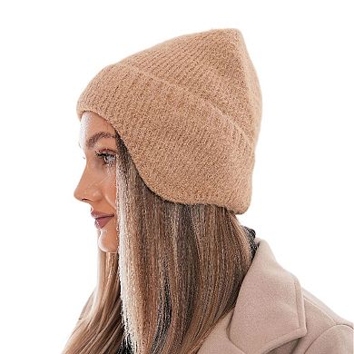 Women's Stylish Beanie With Earflaps, Perfect Wintertime Accessories