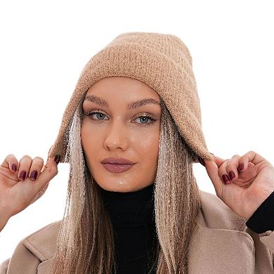 Women's Stylish Beanie With Earflaps, Perfect Wintertime Accessories