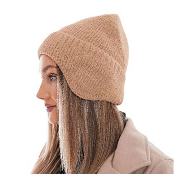 Women's Stylish Beanie With Earflaps, Perfect Wintertime Accessories