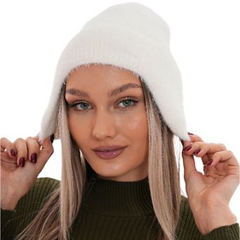 Women's Stylish Beanie With Earflaps, Perfect Wintertime Accessories