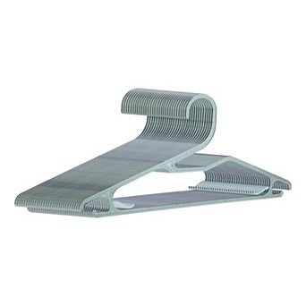 30 Pack Plastic Hangers, Durable Space Saving Clothes Hangers for Clothing, Closet, or Shirts