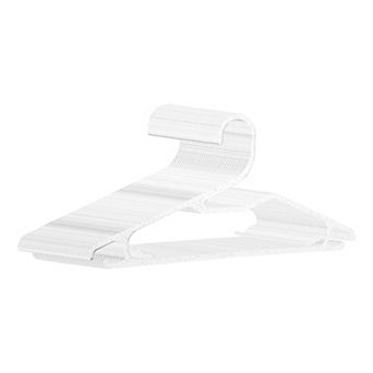 30 Pack Plastic Hangers, Durable Space Saving Clothes Hangers for Clothing, Closet, or Shirts