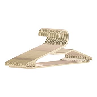 30 Pack Plastic Hangers, Durable Space Saving Clothes Hangers for Clothing, Closet, or Shirts