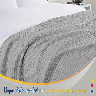 Color Sense Super Soft Cotton Throw Blanket