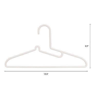 10 Pack Pants Hangers, Durable Clothes Hangers, Plastic Space Saving Hangers for Coats, Shirts