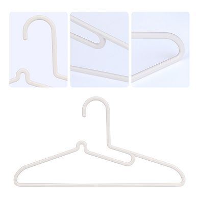 10 Pack Pants Hangers, Durable Clothes Hangers, Plastic Space Saving Hangers for Coats, Shirts