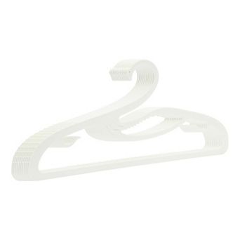 10 pc Plastic Non-Slip Hangers, Durable Swan Space Saving Clothes Hangers for Clothing, Closet