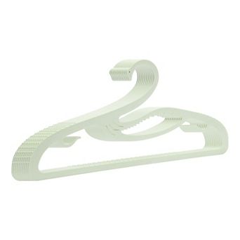 10 pc Plastic Non-Slip Hangers, Durable Swan Space Saving Clothes Hangers for Clothing, Closet