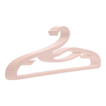 10 pc Plastic Non-Slip Hangers, Durable Swan Space Saving Clothes Hangers for Clothing, Closet