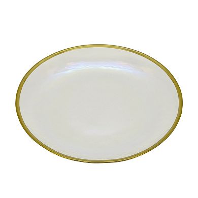 St. Nicholas Square® Iridized Glass Salad Plate