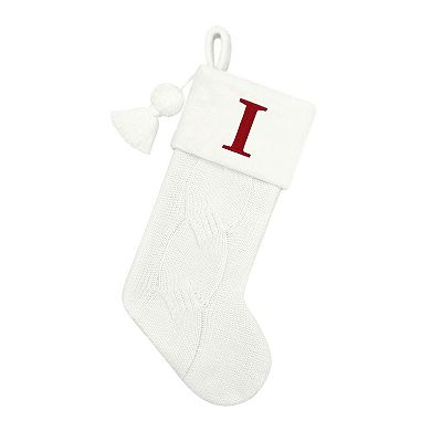 St. Nicholas Square® Knit and Faux Fur Christmas Stocking