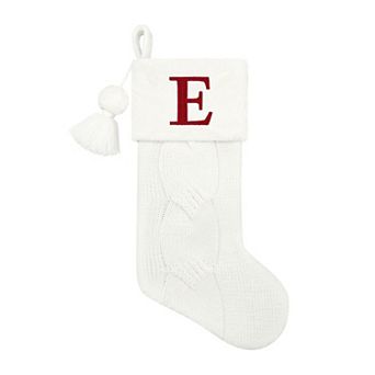 St. Nicholas Square® Knit and Faux Fur Christmas Stocking