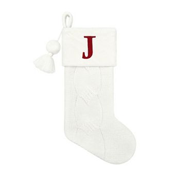 St. Nicholas Square® Knit and Faux Fur Christmas Stocking