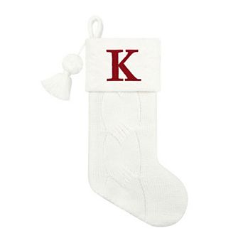 St. Nicholas Square® Knit and Faux Fur Christmas Stocking