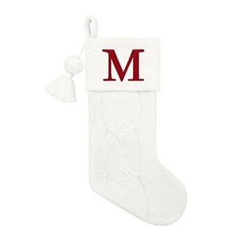 St. Nicholas Square® Knit and Faux Fur Christmas Stocking