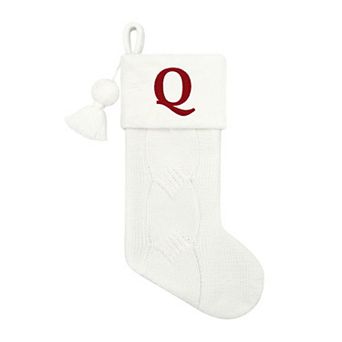 St. Nicholas Square® Knit and Faux Fur Christmas Stocking