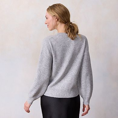 Women's LC Lauren Conrad Rollneck Sequin Bow Sweater