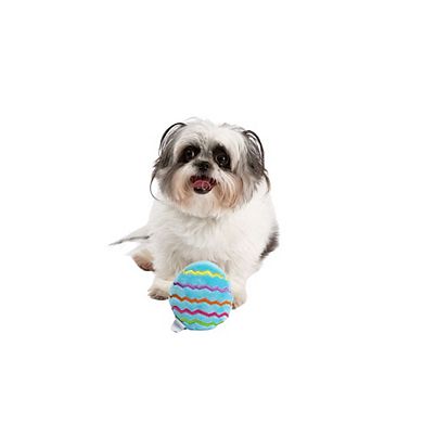Midlee Plush Easter Egg Dog Toy With Squeaker