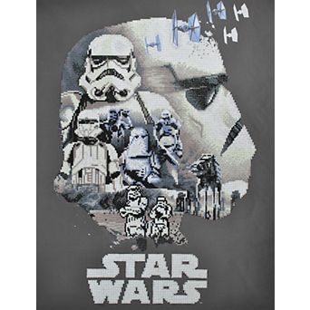 DIAMOND DOTZ Diamond Painting Kit Star Wars Stormtrooper Design
