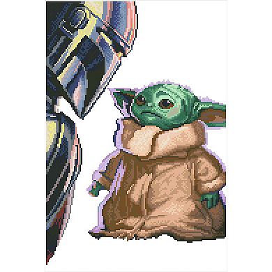 DIAMOND DOTZ Diamond Painting Kit The Mandalorian The Child Design