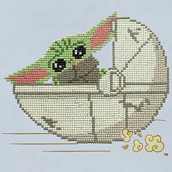 DIAMOND DOTZ Diamond Painting Kit The Mandalorian The Child Moving Orb Design