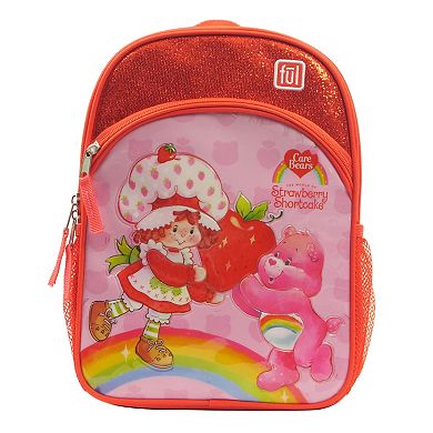 Strawberry Shortcake and Care Bears 2-Piece Travel Set by Ful 21" Suitcase & 13" Backpack