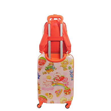 Strawberry Shortcake and Care Bears 2-Piece Travel Set by Ful 21" Suitcase & 13" Backpack