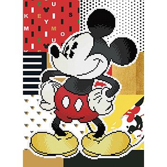 DIAMOND DOTZ Diamond Painting Kit Disney's Retro Mickey Design