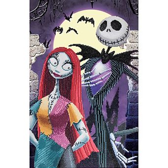 DIAMOND DOTZ Diamond Painting Kit Disney's The Nightmare Before Christmas Jack & Sally Design