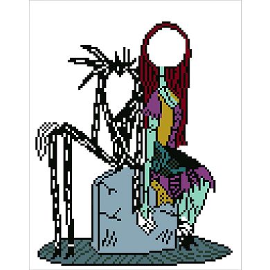 DIAMOND DOTZ Diamond Painting Kit Disney's The Nightmare Before Christmas Jack & Sally Design