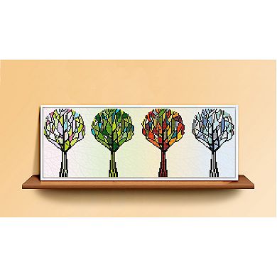 DIAMOND DOTZ Diamond Painting Kit 4 Seasons Sparkle Design