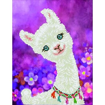 DIAMOND DOTZ Diamond Painting Kit Lulu Llama Design