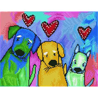 DIAMOND DOTZ Diamond Painting Kit Three Amigos Design