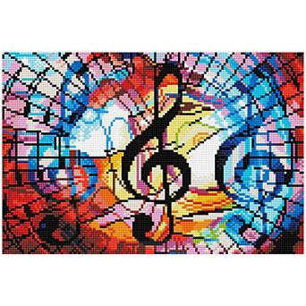 DIAMOND DOTZ Diamond Painting Kit Musical Theme Design