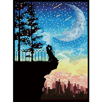 DIAMOND DOTZ Diamond Painting Kit Romantic Heights Design
