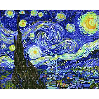 DIAMOND DOTZ Diamond Painting Kit Starry Night Design