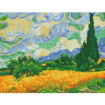 DIAMOND DOTZ Diamond Painting Kit Wheat Fields Design